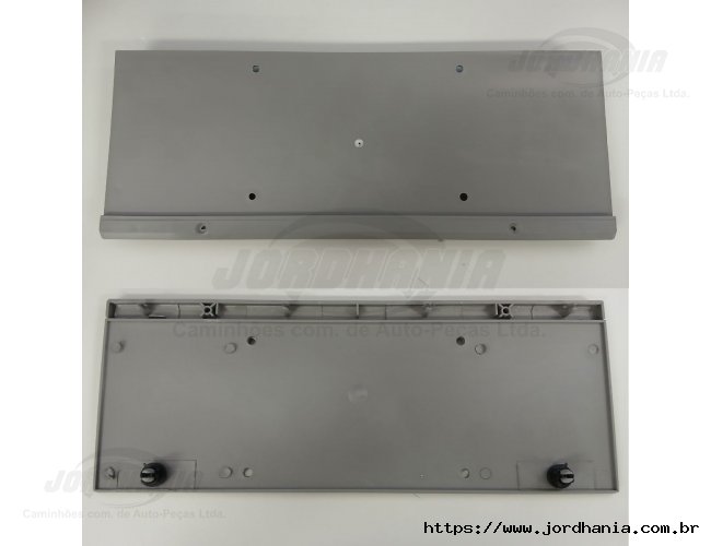 SUPORTE PLACA CINZA ESCURO